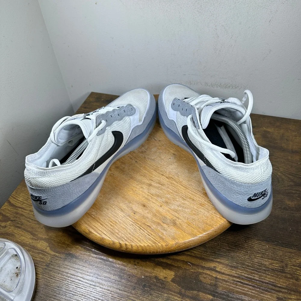 Nike SB PS8 Summit White Wolf Grey Black Skate Shoes FV8493-004 Mens 13